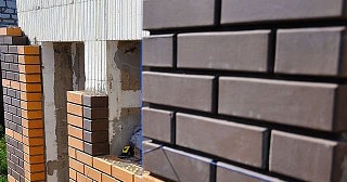 Фасады домов из кирпича в Коврове: качественная кладка от 1160 рублей